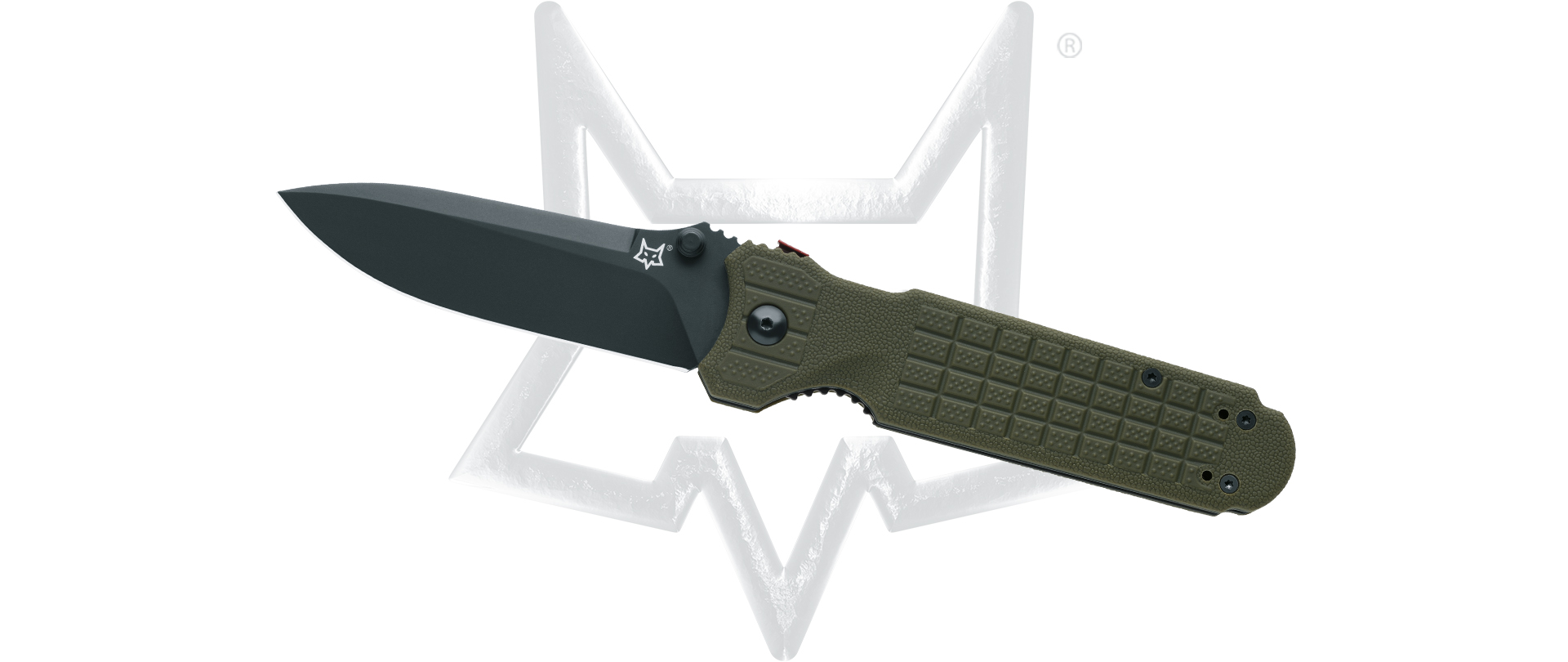 FX-446 OD - Predator II - Liner Lock - Folding knives - FOX Knives